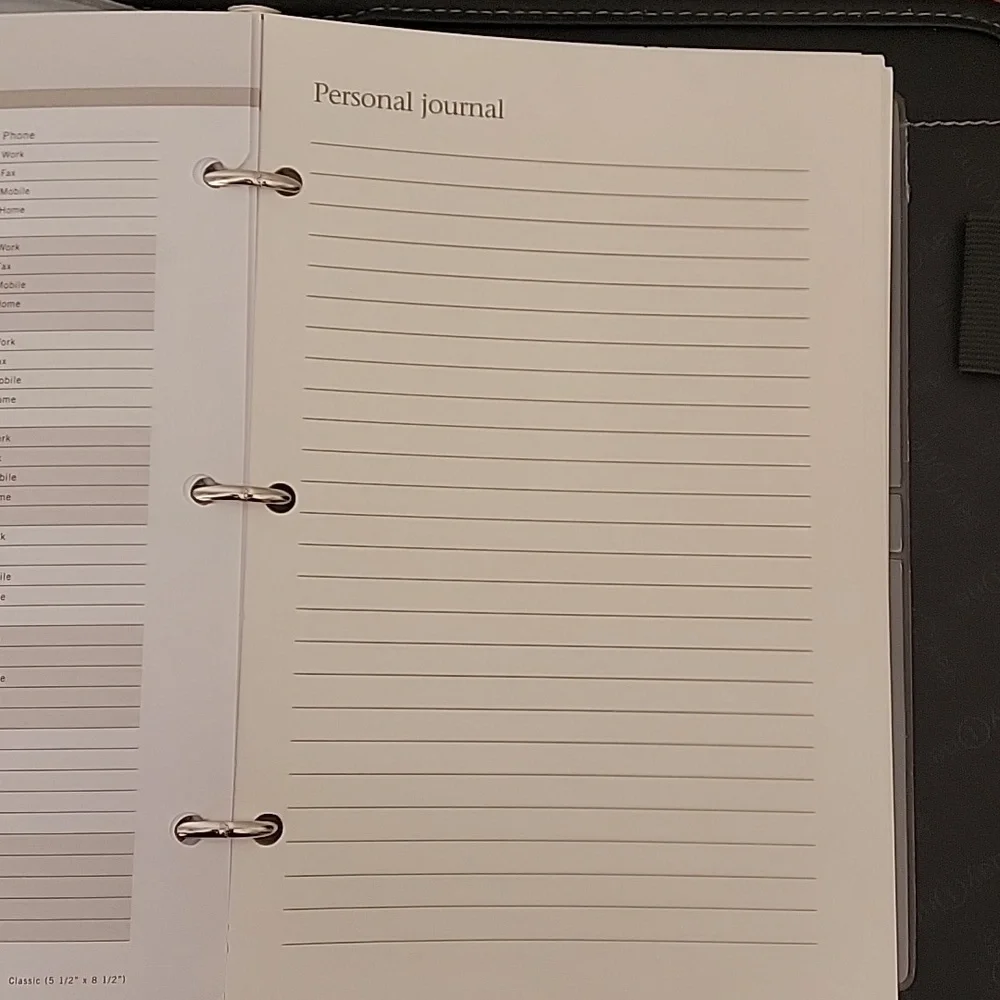 Franklin Covey Day One Planner Bin5